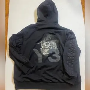 Adidas X Y3 Yoshi Skull Hoodie Size XL perfect condition
